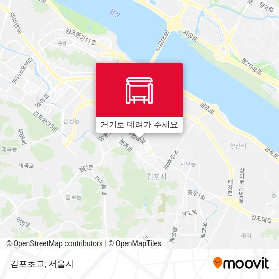 김포초교 지도
