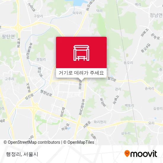행정리 지도