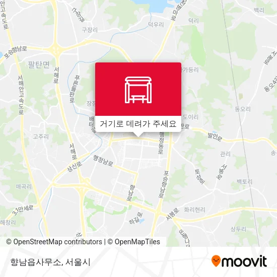향남읍사무소 지도