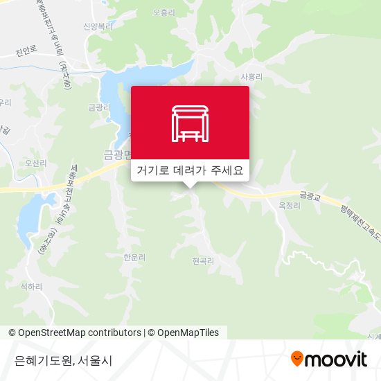 은혜기도원 지도
