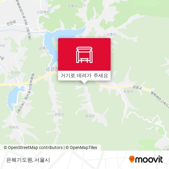 은혜기도원 지도