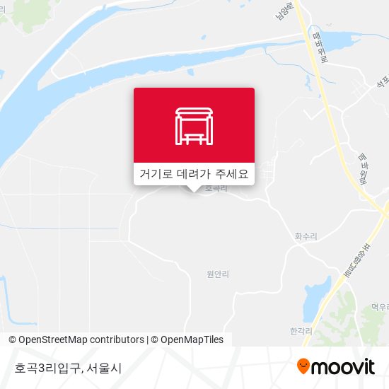 호곡3리입구 지도