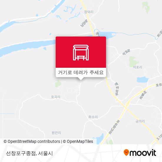 선창포구종점 지도