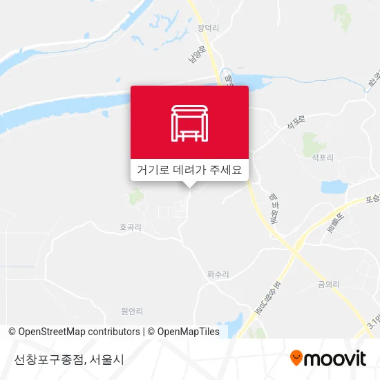 선창포구종점 지도