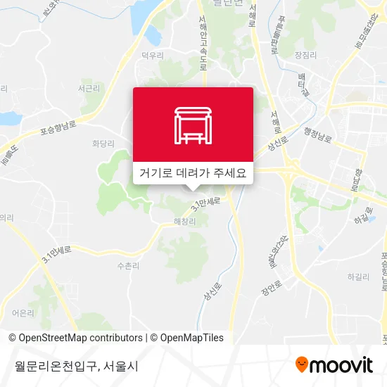 월문리온천입구 지도
