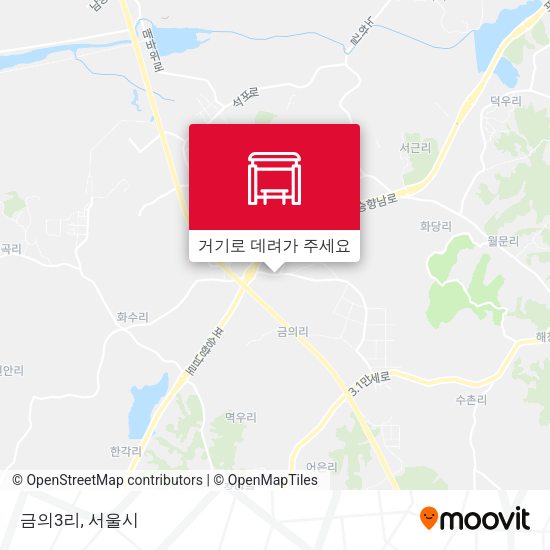 금의3리 지도