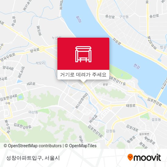 성창아파트입구 지도