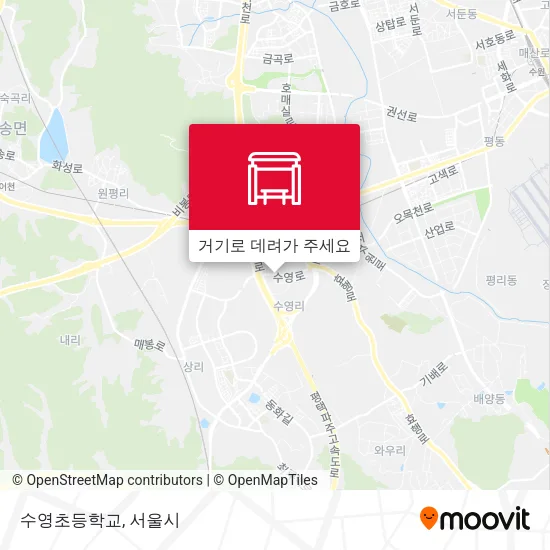 수영초등학교 지도