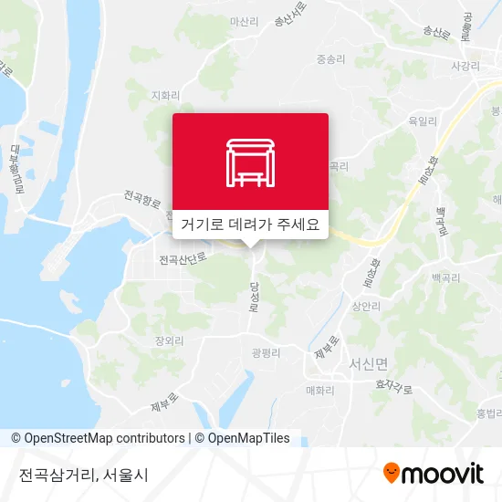 전곡삼거리 지도