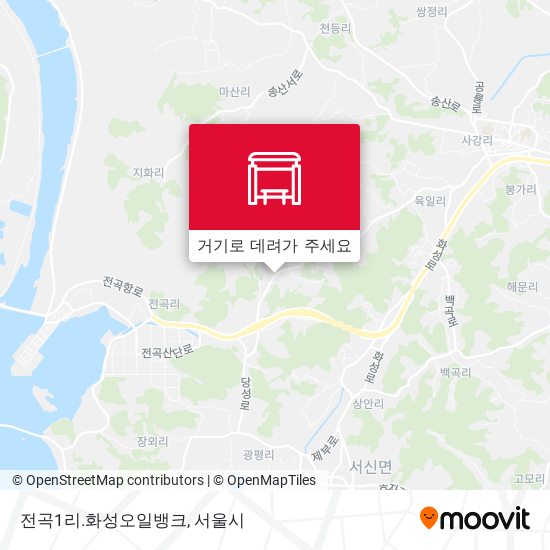 전곡1리.화성오일뱅크 지도