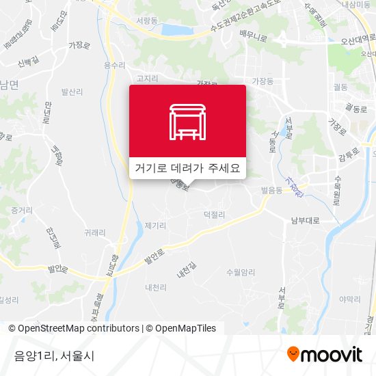 음양1리 지도