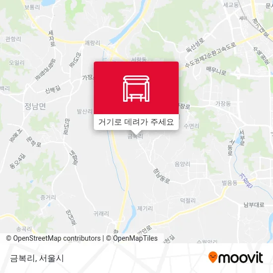 금복리 지도