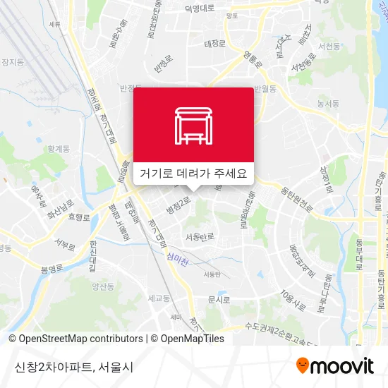 신창2차아파트 지도