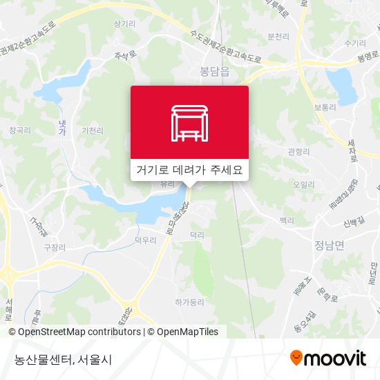 농산물센터 지도