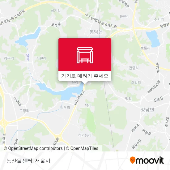농산물센터 지도