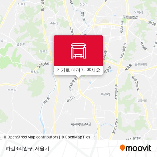 하길3리입구 지도
