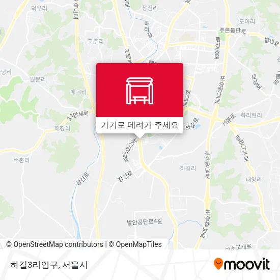 하길3리입구 지도