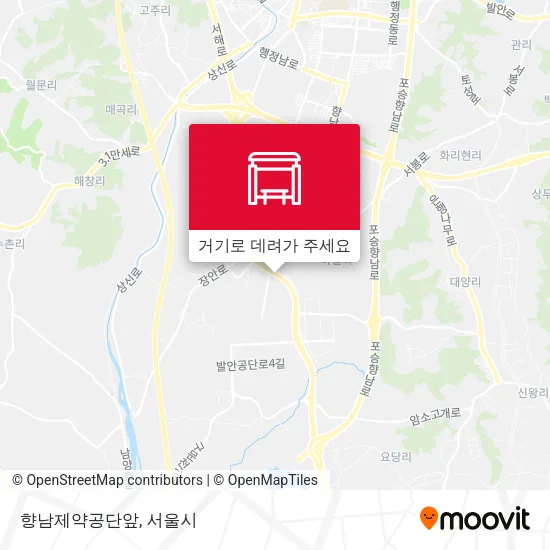 향남제약공단앞 지도