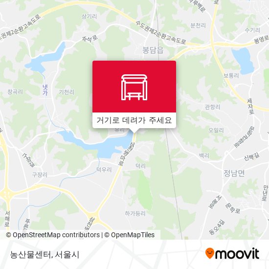 농산물센터 지도