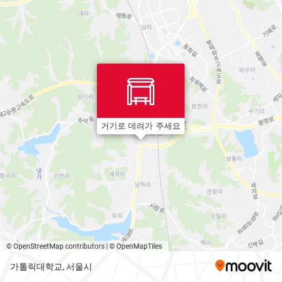 가톨릭대학교 지도