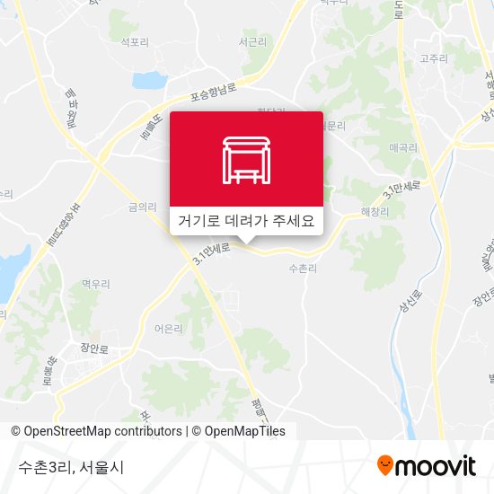 수촌3리 지도