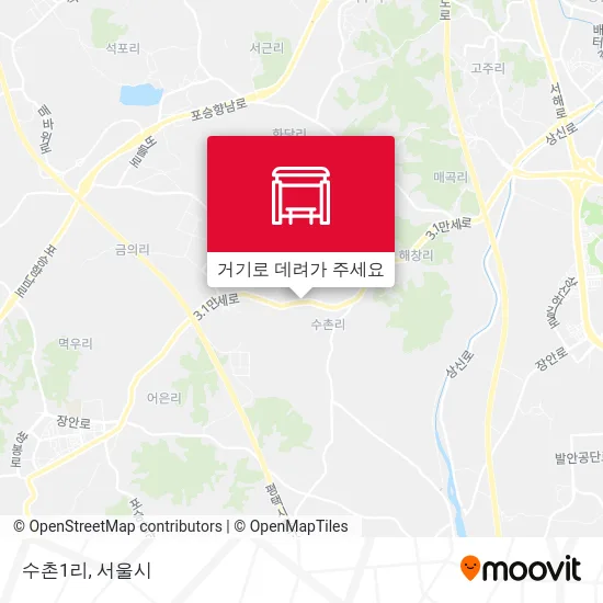 수촌1리 지도