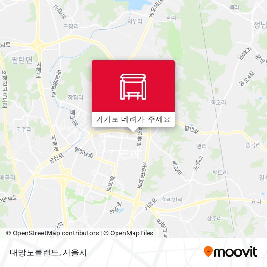 대방노블랜드 지도