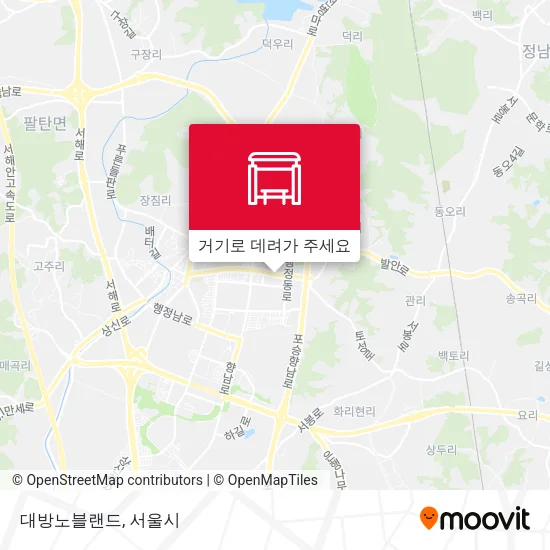 대방노블랜드 지도
