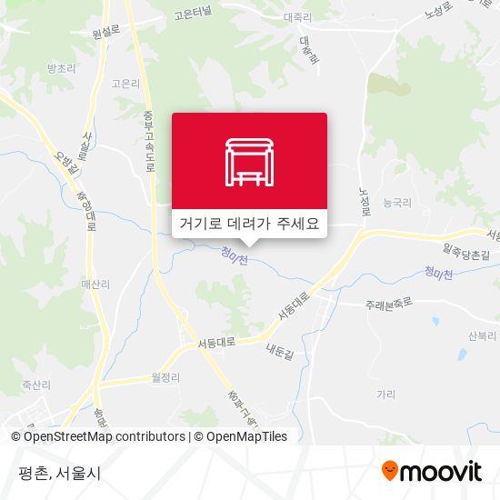 평촌 지도