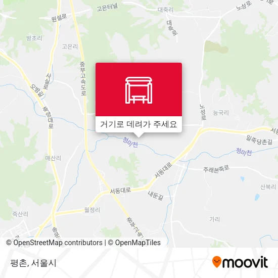 평촌 지도