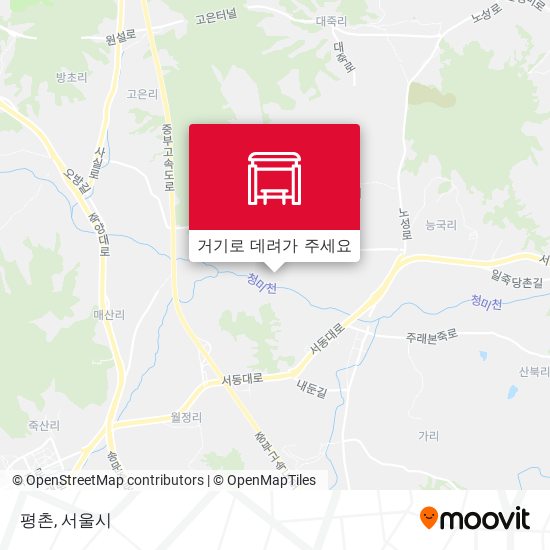 평촌 지도