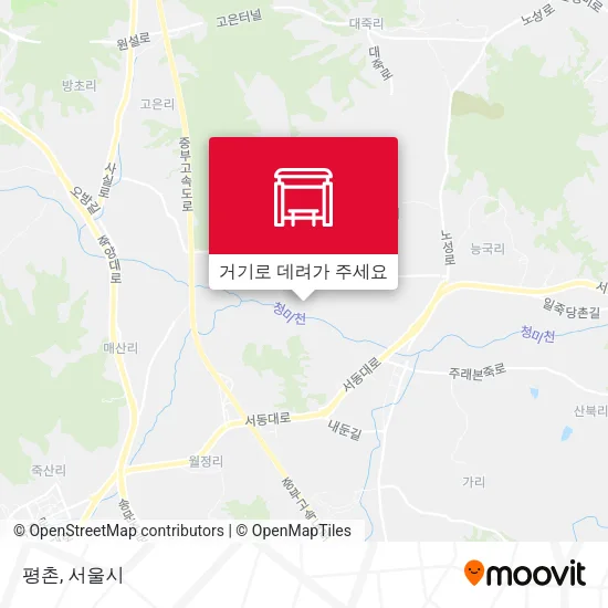 평촌 지도