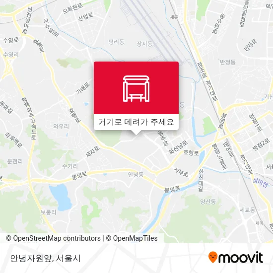 안녕자원앞 지도