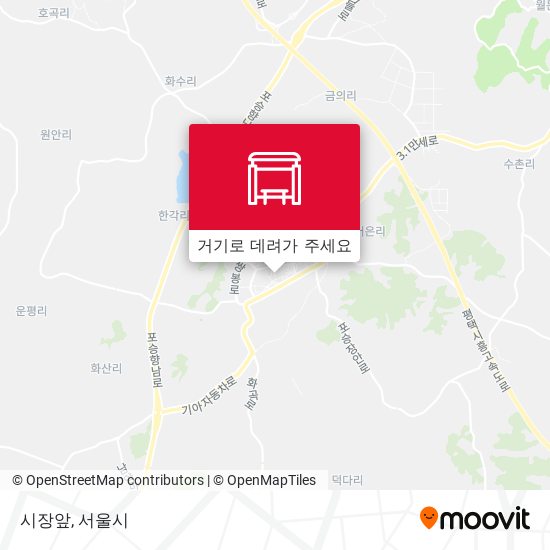 시장앞 지도