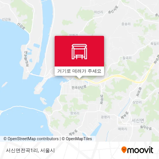 서신면전곡1리 지도