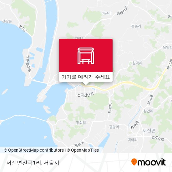 서신면전곡1리 지도