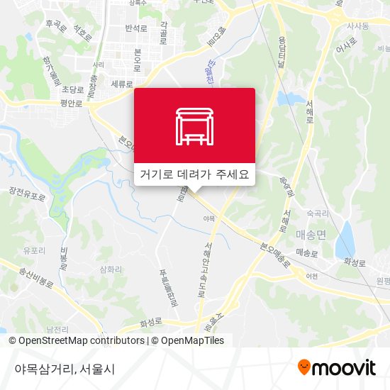 야목삼거리 지도