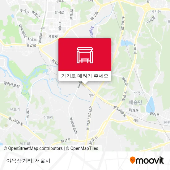 야목삼거리 지도