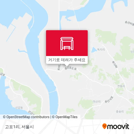 고포1리 지도