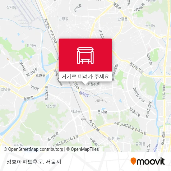 성호아파트후문 지도