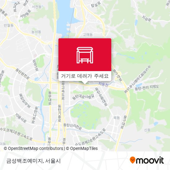 금성백조예미지 지도