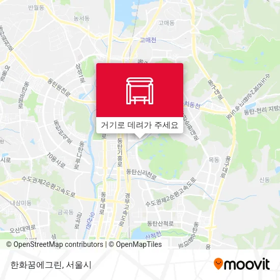 한화꿈에그린 지도