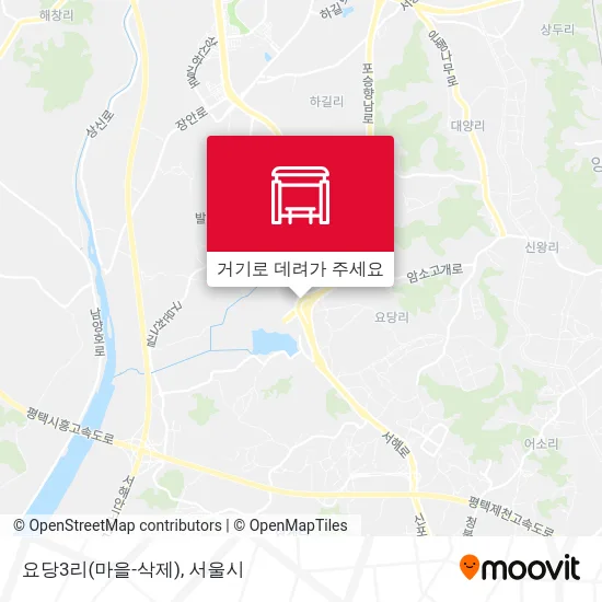 요당3리(마을-삭제) 지도