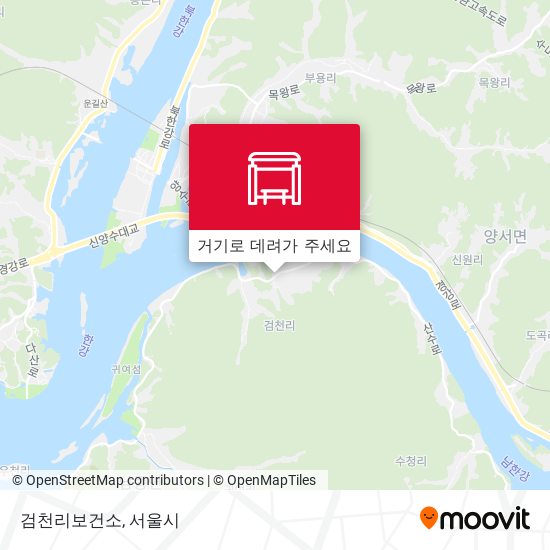 검천리보건소 지도