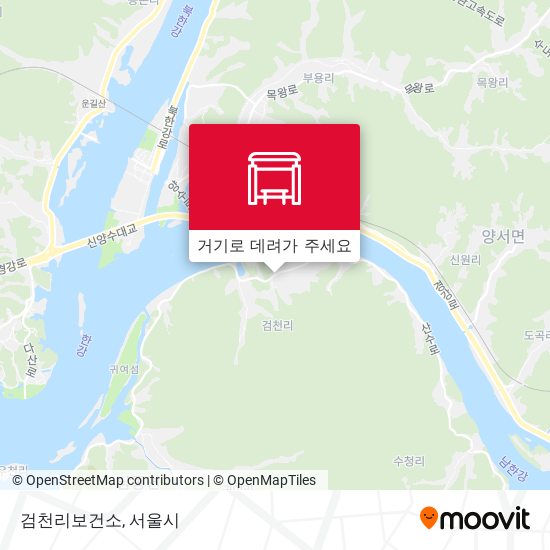 검천리보건소 지도