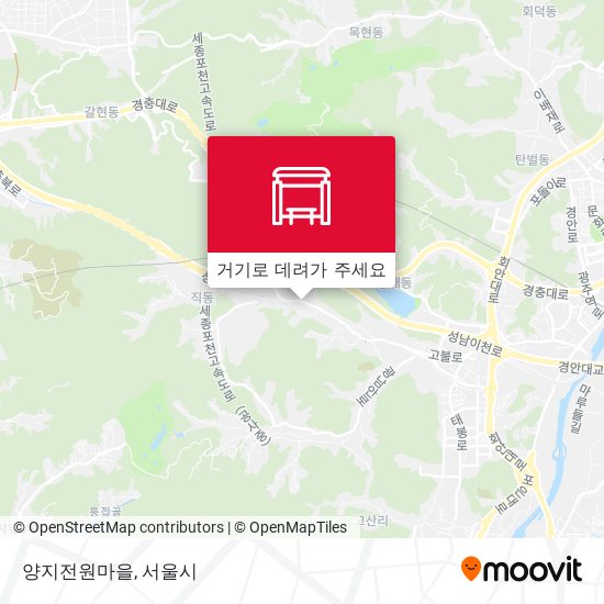 양지전원마을 지도