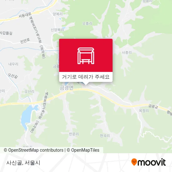 사신골 지도