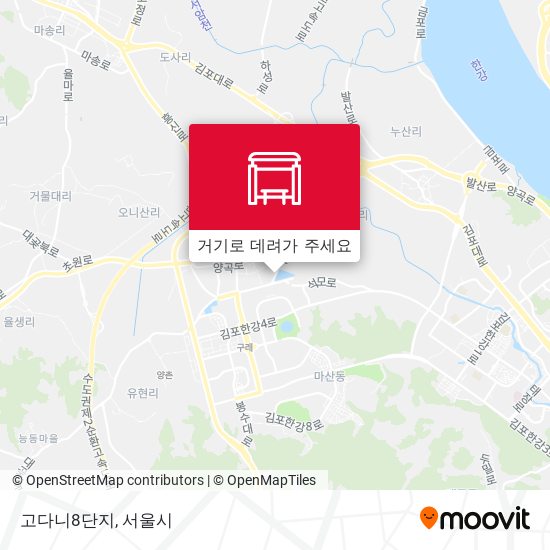 고다니8단지 지도