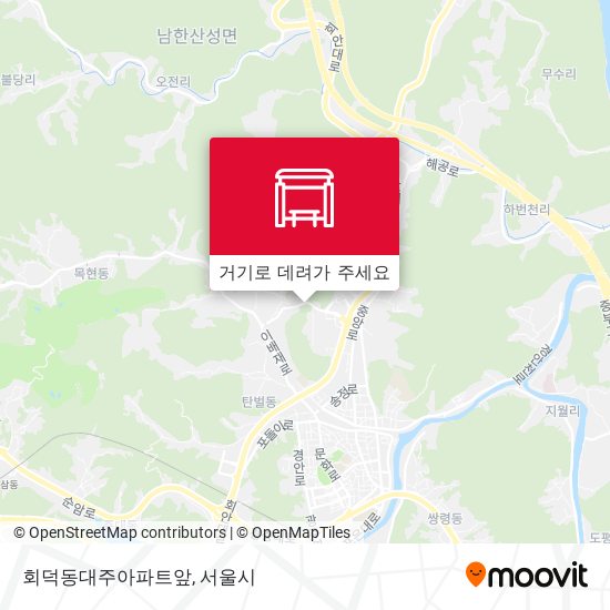 회덕동대주아파트앞 지도