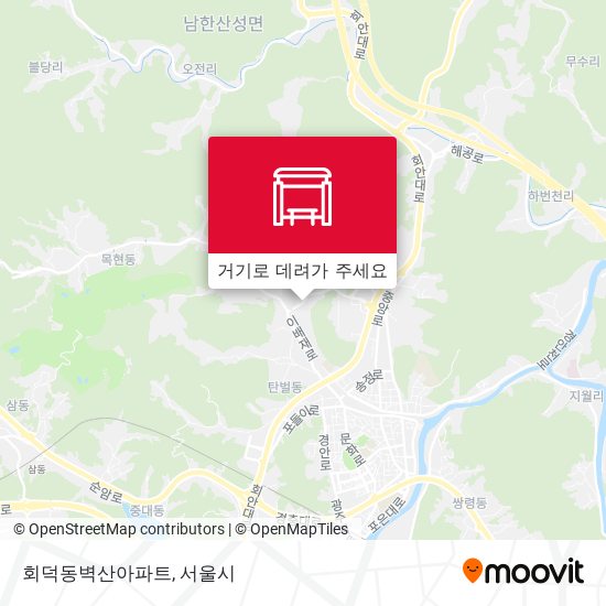 회덕동벽산아파트 지도